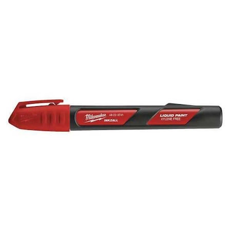 Milwaukee Tool INKZALL Red Liquid Paint Marker 48-22-3741