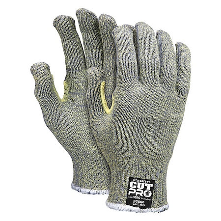 Mcr Safety Cut-Resistant Gloves, Cut Level A6 , Uncoated , Uncoated , Smooth , L 1 PR 93860L