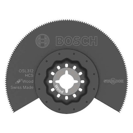 Bosch Oscillating Blade, High Carbon Stl, 3 in L OSL312