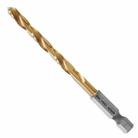 Bosch 3-5/8" 135 Deg. Jobber Length Drill Bit TI2140IM