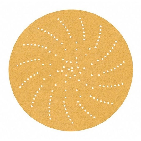 3M Hook-and-Loop Sanding Disc, 3" Dia, Multi-Hole, Aluminum Oxide, P600 Grit, Open Coat Type, 216U 7010029925