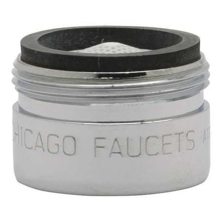 Chicago Faucet Laminar Outlet, 0.5 gpm, 13/16-27 Male E70JKABCP