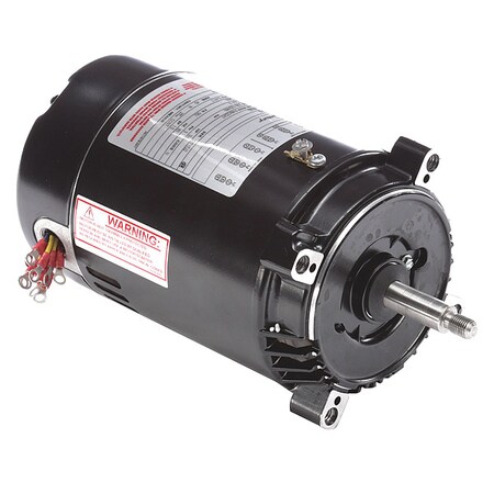 U.S. MOTORS Pool and Spa Pump Motor, 3-Phase, 3/4 HP, 56J Frame, 3,450 Nameplate RPM EH451