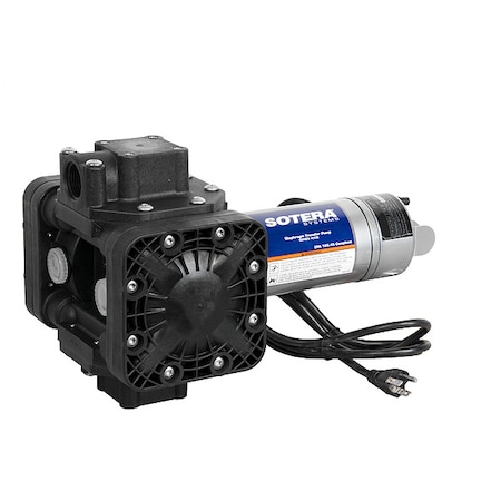 Fill-Rite Fuel Transfer Pump, 115V AC, 13 gpm Max. Flow Rate , 1/4 HP, Polypropylene, 1 in NPT Inlet SS460BX674