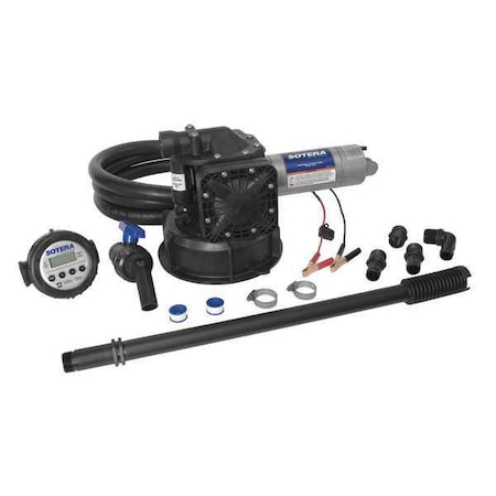 Fill-Rite Fuel Transfer Pump, 12V DC, 13 gpm Max. Flow Rate , 1/4 HP, Polypropylene, 1 in NPT Inlet SS445BX727