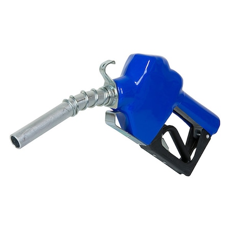 Fill-Rite Fuel Nozzle, Blue, Curved, 7 in Aluminum Spout FRNA075DAU10
