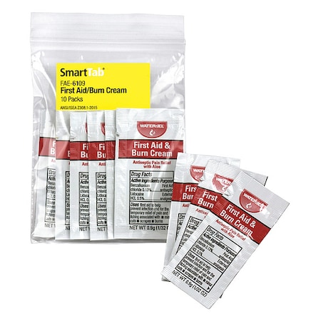 First Aid Only First Aid Kit Refill, Burn Cream, 10 Per Bag FAE-6109