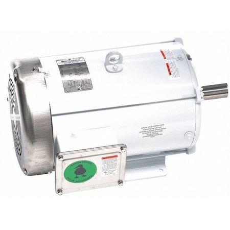 Leeson Washdown Motor, 10 HP, Rigid Base, 3-Phase 140820.00
