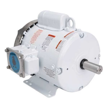 Leeson Capacitor-Start Washdown Motor, 2 hp HP, 115/208-230V AC Voltage, 182T Frame 131571.00