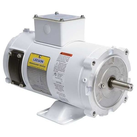 Leeson Washdown Motor, 1/2 HP, 90VDC 108226.00