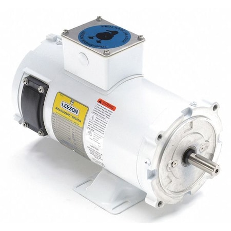 Leeson Washdown Motor, 1/2 HP, 180VDC 108227.00