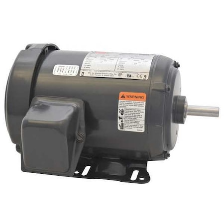 Dayton Three-Phase General Purpose Motor, 1 1/2 HP, 56H Frame, 208-230/460V AC Voltage, 3465 Nameplate RPM 48ZJ86