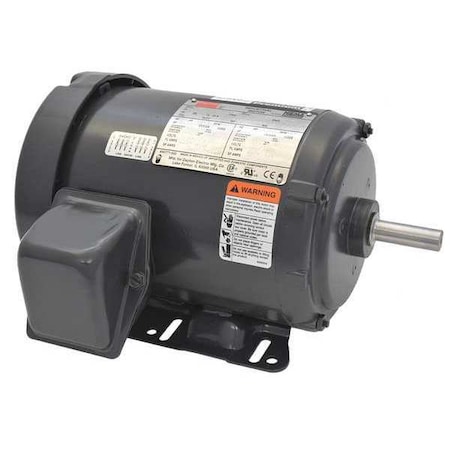Dayton Three-Phase General Purpose Motor, 1 1/2 HP, 56H Frame, 230/460V AC Voltage, 1755 Nameplate RPM 48ZJ88