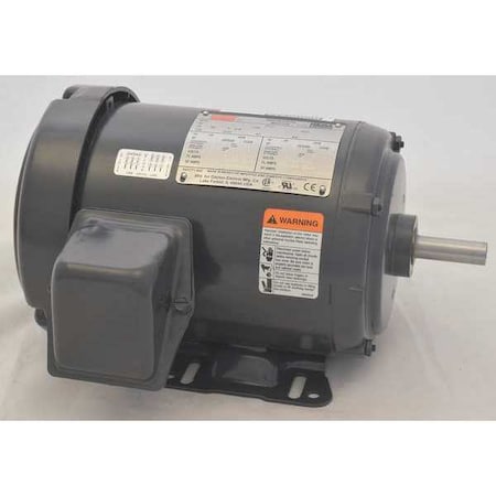 Dayton Three-Phase General Purpose Motor, 2 HP, 56H Frame, 230/460V AC Voltage, 1750 Nameplate RPM 48ZJ90