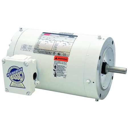 Dayton Washdown Motor, TENV, 1 HP, 1750 rpm, 56C 48ZJ94
