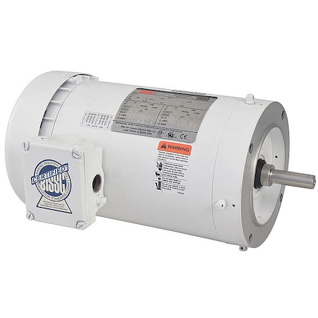 Dayton Washdown Motor, TEFC, 2 HP, 3450 rpm, 56C 48ZJ95