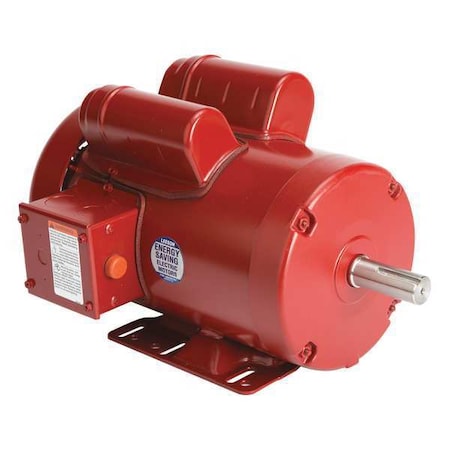 Leeson Farm Duty Motor, Capacitor-Start/Run, 1 1/2 HP, 115/208-230V AC, 1,725 Nameplate RPM, 56HZ Frame 113938.00