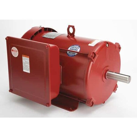 Leeson Extra High Torque Farm Duty Motor, Capacitor-Start/Run, 5 HP, 230, 1740 Nameplate RPM, 215 Frame 140223.00