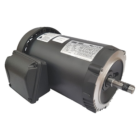 Dayton Three-Phase General Purpose Motor, 1 HP, 56C Frame, 230/460V AC Voltage, 1765 Nameplate RPM 48ZK02