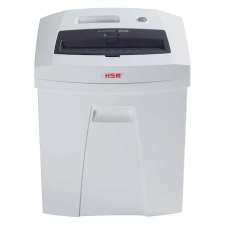 Hsm Paper Shredder, Strip-Cut, White, Personal C14