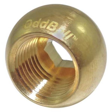 Qpm Oddball Coolant Nozzle15MM Brass Ball- Fits 1/8 Npt/Bspt. PK5 OB06618