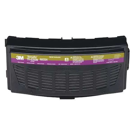 3M Respirator Cartridge, Olive/Magenta, PK5 TR-6350N