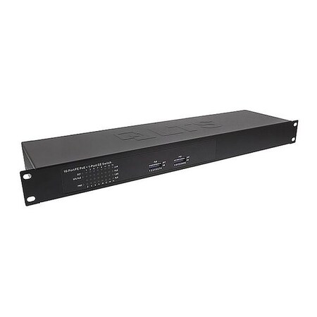 Lts PoE Switch, Blk, Metal LTPOE-SW1601I | Zoro