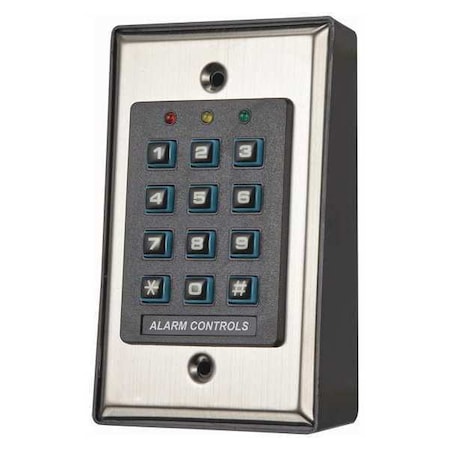 Alarm Controls Keypad, SS, 5in. H x 3in. W x 2 in. D KP-100A