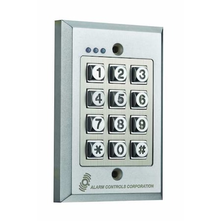 Alarm Controls Access Control Keypad, 4-3/4in H x 2in D KP-200