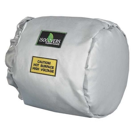 Unitherm 12" x 12" L Fiberglass Insulated End Pipe Jacket 3" Wall IH1206