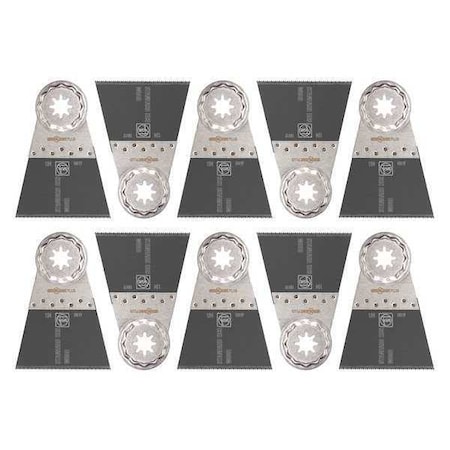 Fein Saw Blades, Steel, 7-38/53 in. L, PK10 63502134290