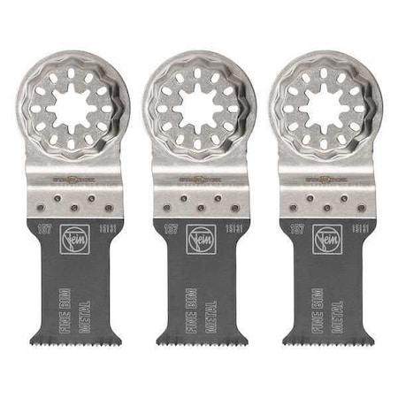 Fein Blades, 1-3/16 in. Size, 3-68/97 in. L, PK3 63502157270