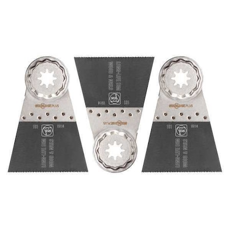 Fein Oscillating Saw Blades, 2-9/16In, PK3 63502161270