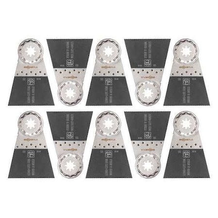 Fein Oscillating Saw Blades, 2-9/16In, PK10 63502161290