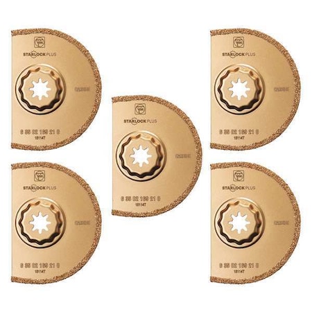 Fein Oscillating Blades, 3-9/16, 3-9/16In L, PK5 63502169230