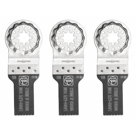 Fein Oscillating Saw Blades, 13/16In, PK3 63502183270