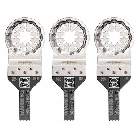 Fein Oscillating Blades, 3/8, 3-51/64In L, PK3 63502184270