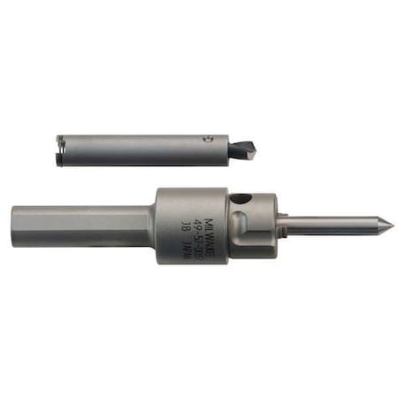 Milwaukee Tool Centering Pin Arbor w/Detachable Drill Cap 49-57-0037