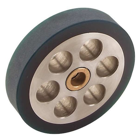 Dynabrade Contact Wheel Kit, 70 Duro, 1 In 63981