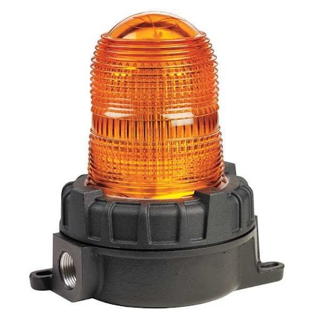 Federal Signal Warning Light, LED, Amber, 120VAC 191XL-S120240A