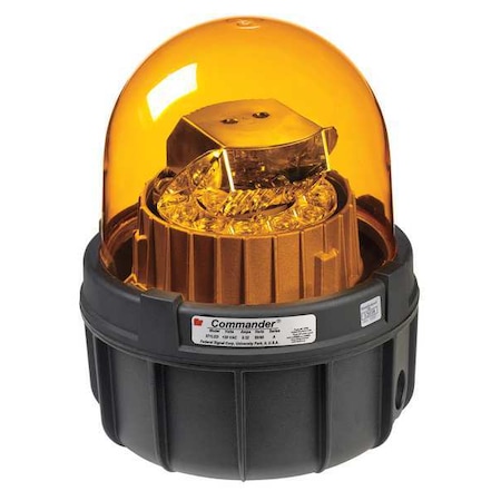 Federal Signal Warning Light, LED, Amber, 120VAC 371LED-120A