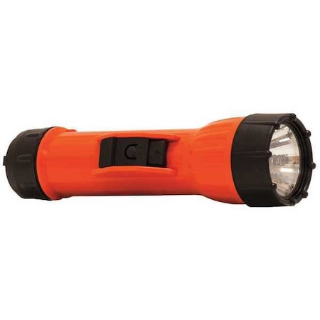 Koehler Brightstar Orange LED Handheld Flashlight, Alkaline D, 50lm 15460
