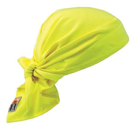 Ergodyne Flame Resistant Cooling Bandana, Hi-Vis Lime, Cotton 6710FR