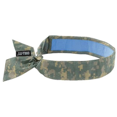 Ergodyne Cooling Tie Bandana, Universal, Camo 6700CT