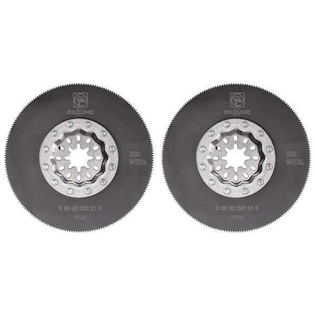 Fein Oscillating Round Saw Blades, 3-3/8In, PK2 63502097220
