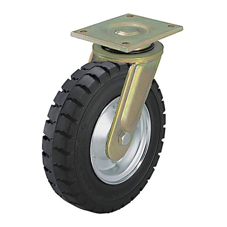 Zoro Select Solid Rubber Caster, 2090 lb. Ld, Swivel LS-VLE 410K