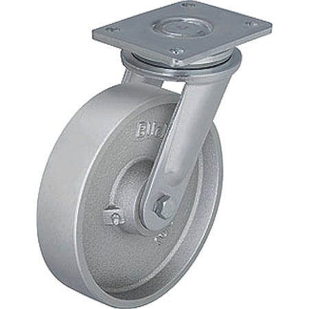 Zoro Select Plate Caster, 1650 lb. Ld Rating, Ball LO-G 127K