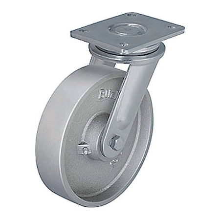 Zoro Select Plate Caster, 1980 lb. Ld Rating, Ball LO-G 150K