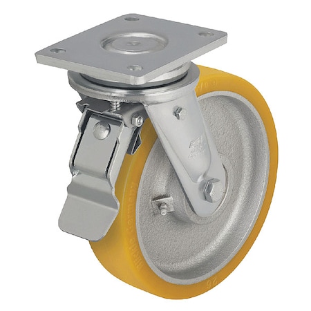 Zoro Select Plate Caster, 2425 lb. Ld Rating, Ball LO-GTH 202K-ST