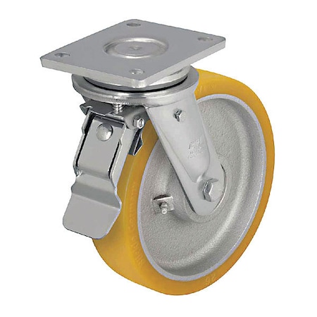 Zoro Select Plate Caster, 2425 lb. Ld Rating, Ball LO-GTH 251K-ST